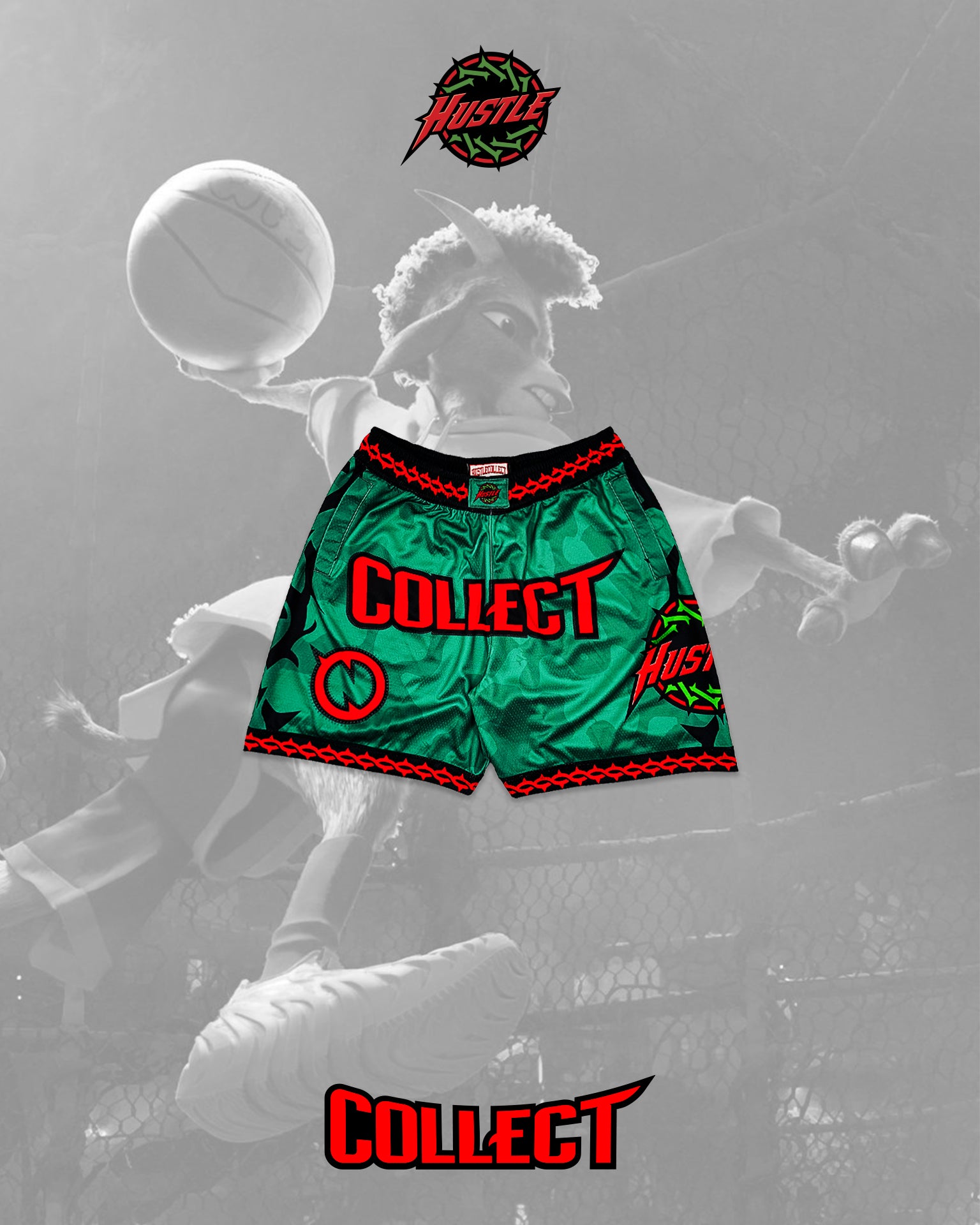 "COLLECT THE GOAT" SWINGMAN SHORT